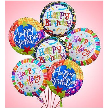 Air-Arrangement&reg; Happy Birthday Balloons