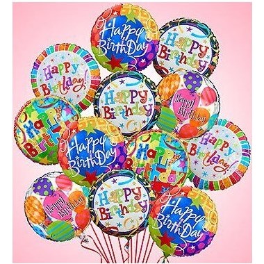 Air-Arrangement&reg; Happy Birthday Balloons